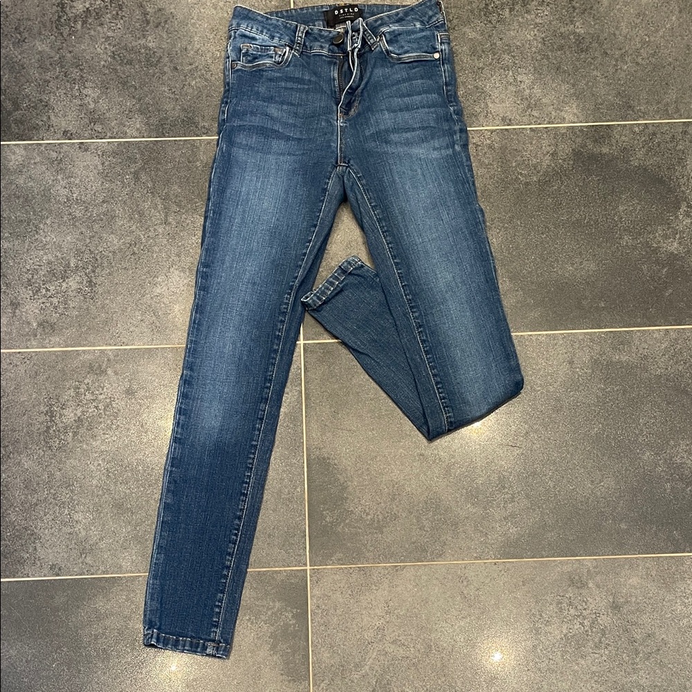 DSTLD Classic Blue Skinny Jeans